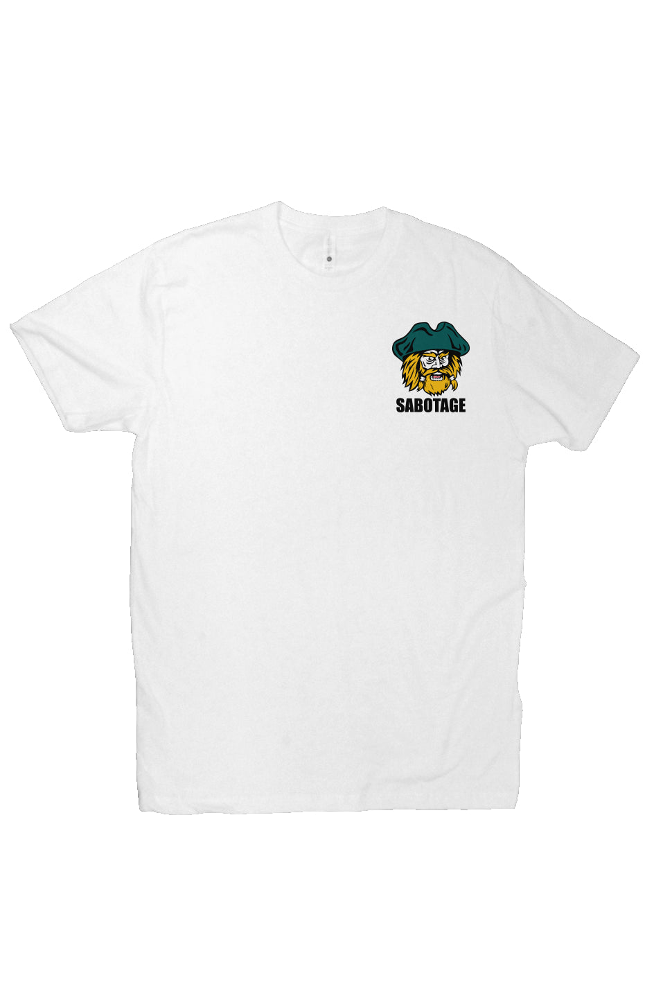 The CAPTAIN - tshirt white + colors print