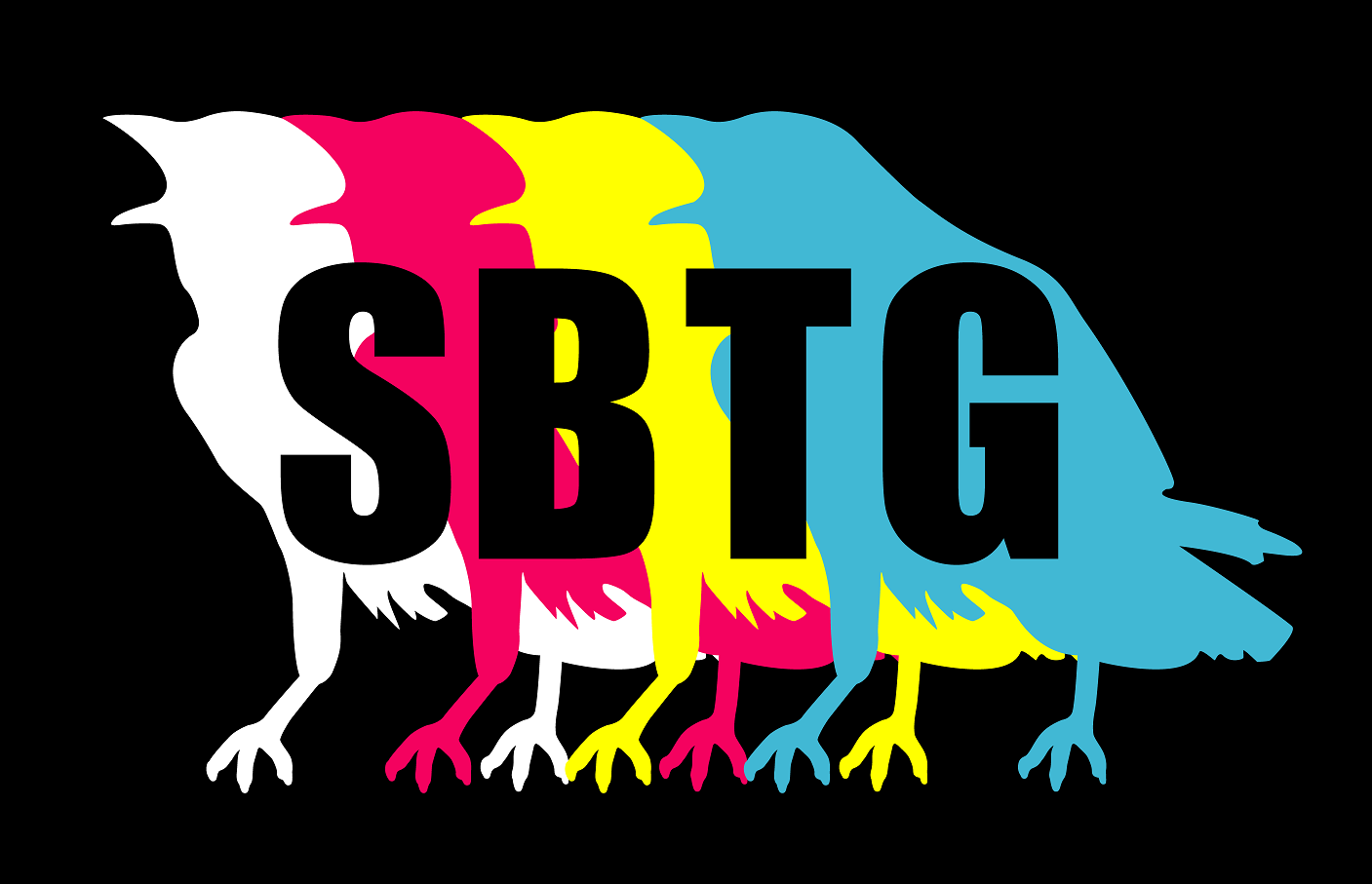 The RGB - hoodie black + 5 colors print