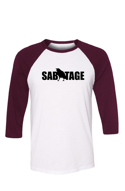 The MOTO RACER - 3/4 sleeves tee white/maroon + bl