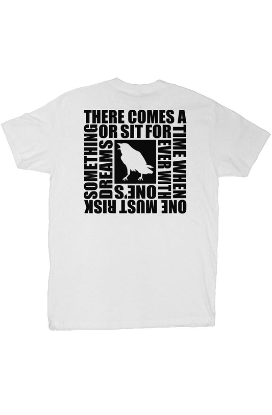 The QUOTE - tshirt white + black print