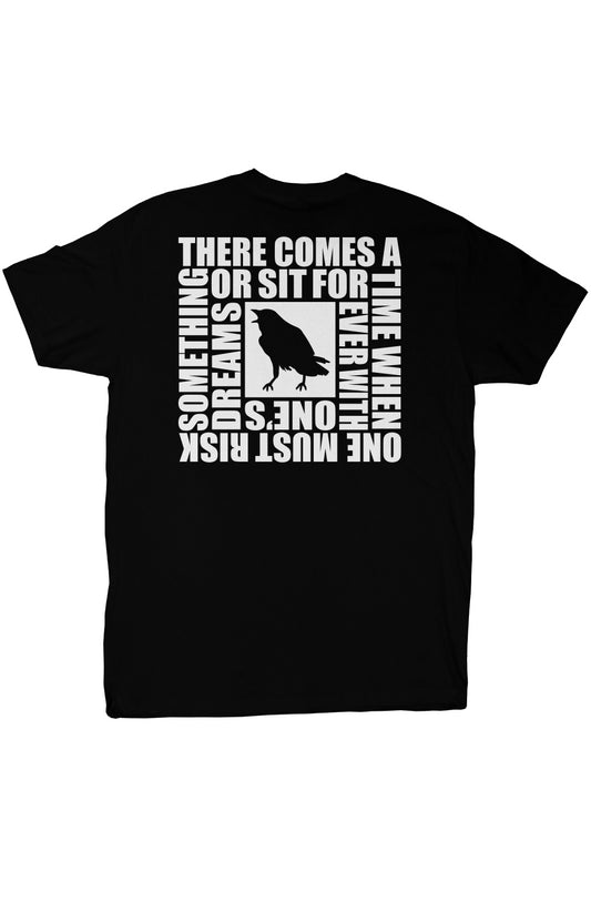 The QUOTE - t-shirt black + white print