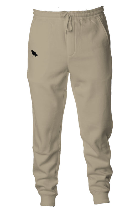 The ESSENTIAL - jogger sandstone + black embroider