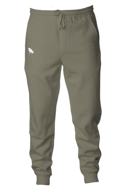 The essential - jogger army + white embroidery