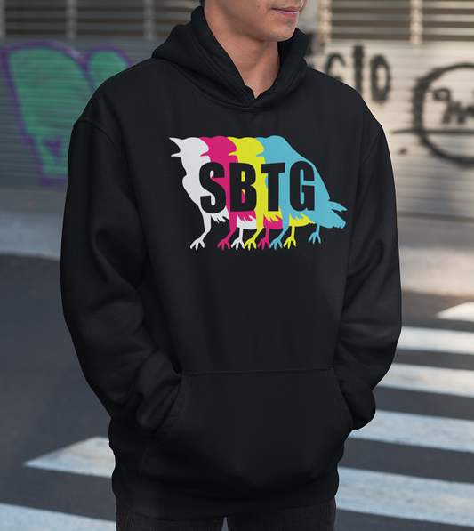 The RGB - hoodie black + 5 colors print