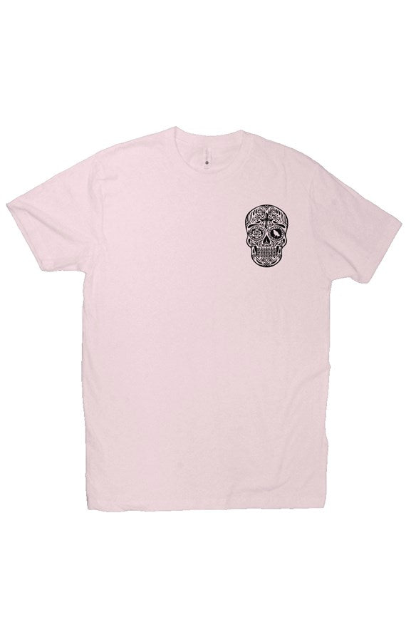 The MEXICAN SKULL - t-shirt light pink